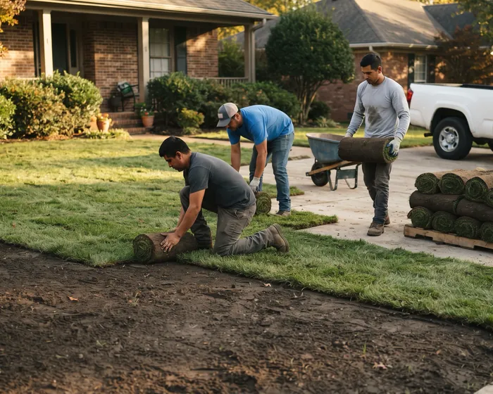Sod and Planting by East End Landscaping Inc.